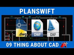 9 thing you need to know about PlanSwift & AutoCAD Formats | Level 2 Planswift webinar tutorial