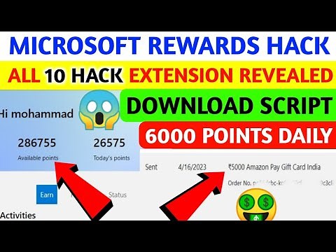 microsoft rewards hack unlimited points 2023 | |microsoft rewards hack extension | Aasif Sheikh28