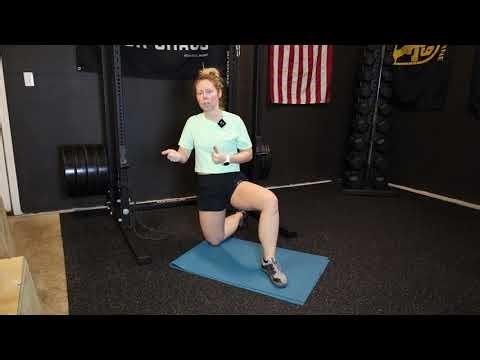 Banded anterior hip mobilization