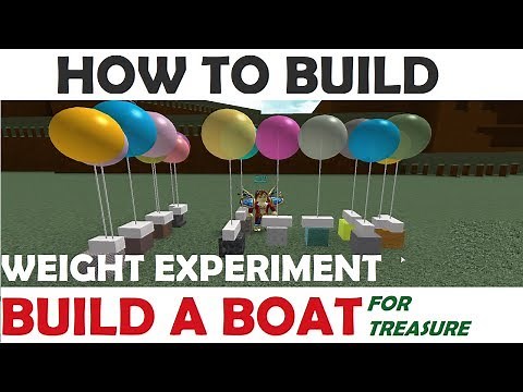 Roblox Build A Boat For Treasure - Weighing Blocks