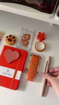 CRAZY ORANGE 🧡 Bookish bundle 😍 packing orders with stationery #bookishbundles #asmr