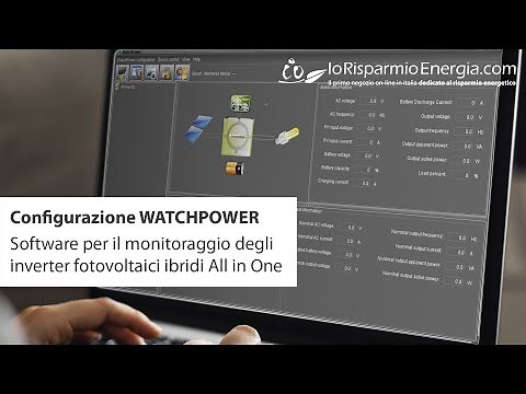 Configurazione WatchPower • Software di controllo per inverter ibridi All in One