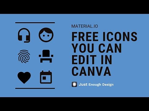 Beautiful Free Icons You Can Edit in Canva
