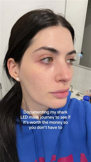 Day 3 of 56 on better aging mode! @Shark Beauty 🤞🏻 #skincare #ledmask #antiaging #skincareroutine #fyp