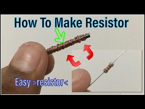 How To Make Resistor at home ||easy