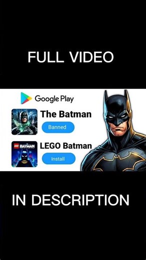 I Found Real Batman Games on playstore !