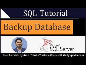 How to Backup a Database in SQL | SQL Tutorial for Beginners | 2021
