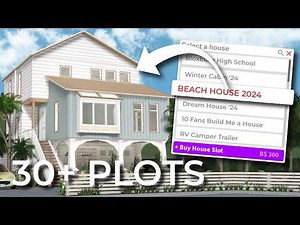 touring ALL of my builds in bloxburg (2024)
