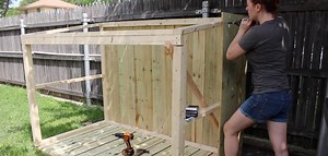 How To Build A Garbage Can Enclosure | Part 1 | Wilker Do's
