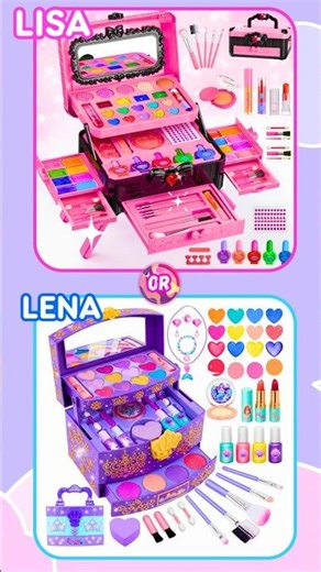 Who’s Your Choice? Lisa vs Lena 💖 #viral #trending #cute #trending