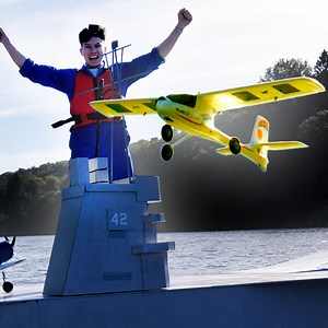 993K views · 6.3K reactions | Setting the bar sky-high! ️ James Whomsley makes history with the first-ever remote-controlled model airplane take-off and landing on an RC aircraft carrier!  | Guinness World Records | Facebook