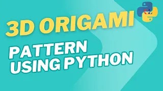 37K views · 328 reactions | 3D Origami Pattern using Python | Python Coding | Facebook