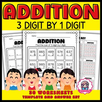 Engaging 3rd Grade 3-Digit Addition with Regrouping Worksheets - Fun Practice!