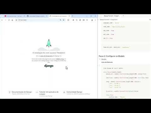 Django Formset: Criar o Projeto Django, Configurações, Models, Admin, (PARTE 01)