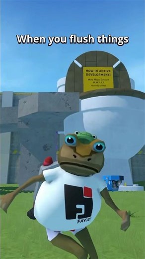 You never know quite whats going to come out of the magical mystery toilet when you flush something