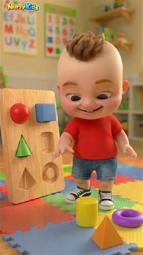 Can Your Toddler Name All These 3D Shapes? #learnshapes #shapes #toddlerlearning