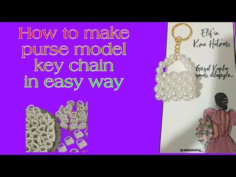 HOW TO MAKE CUTE PURSE MODEL KEY CHAIN
