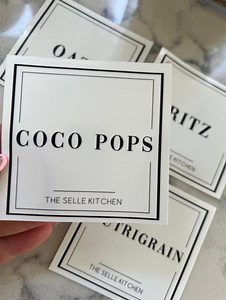 Pantry Sticker Labels - GRANDE - Etsy Australia