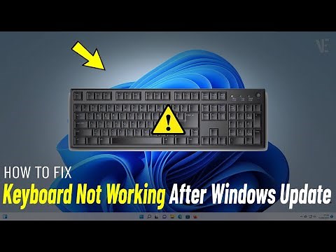 Fix Keyboard Not Working After Update In Windows 11/10 | How To Solve keyboard Issues after update