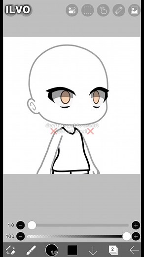 How to Draw Shocked Eyes in Gacha Life | Gacha Eye Tutorial