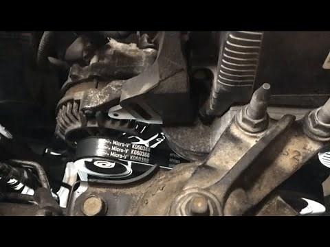 Honda Civic Serpentine Belt Installation and Tensioning