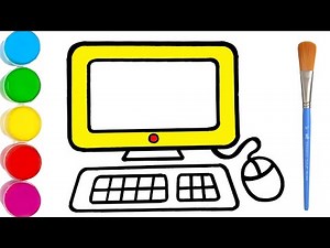 Simple Computer Drawing Tutorial for Kids | Easy Drawing For Kids | Fun & Easy Art For Children