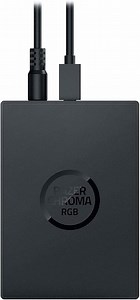 Razer Chroma Addressable RGB Controller - Adressierbarer RGB-Hub für ultimative Beleuchtungsanpassungen (Universal-Kompatibilität zu aRGB Geräten, 6 Anschlüsse, SSD-Befestigungspunkte) Schwarz
