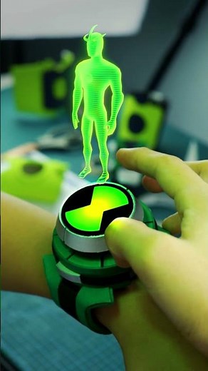 Check out my CARDBOARD pop-up omnitrix!