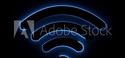 Icon connection to the Wi-Fi point with a changing level of the signal, wireless network icon, Wi-Fi symbol 4k video animation