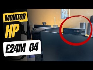 How do I download and configure HP Display Center for the HP E24M G4 monitor?