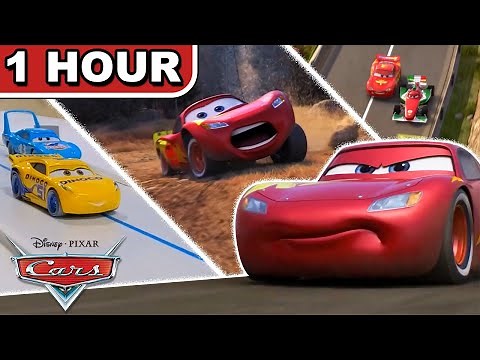 The Best Lightning McQueen Races & Stunts | Compilation | Pixar Cars | ‪@disneyjr‬