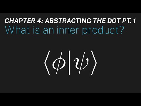 Ch 4: What is an inner product? | Maths of Quantum Mechanics