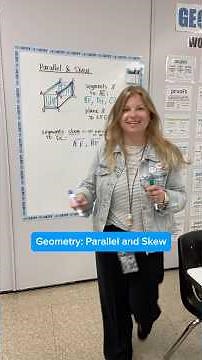 Geometry: Parallel and Skew Lines #iteachalgebra #geometry #mathematics #iteachmath #math