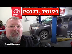 Toyota Highlander Codes P0171 P0174