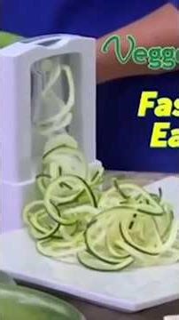 Turn Veggies Into Pasta Like A Pro With Veggetti Pro 🍝 | As Seen On TV Products 📺👀
