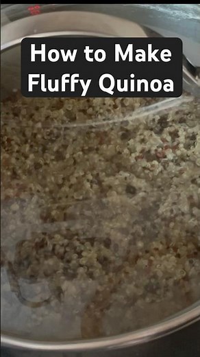 How to make easy fluffy quinoa