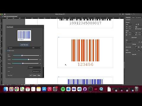 Easily insert Barcodes in Adobe InDesign and Illustrator