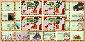 North American Art Fact Cards