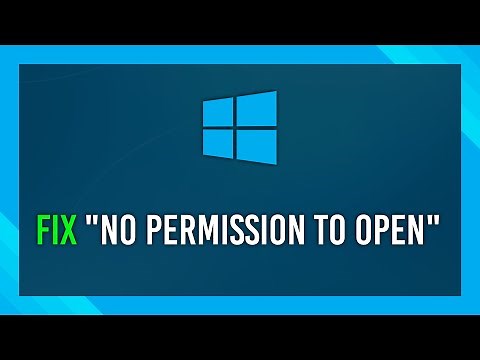 Fix "No permission to open file" error | Windows Guide | 2021