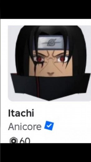 how to make itachi in roblox