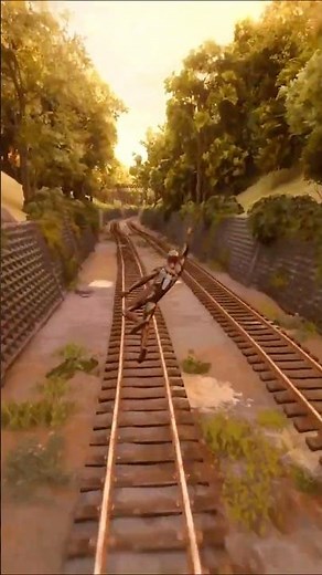 Just Swinging by the NYC Railway Tracks 🕷️🔥| Marvel’s Spider-Man 2 (Black Suit) #spiderman #NYC #PS5