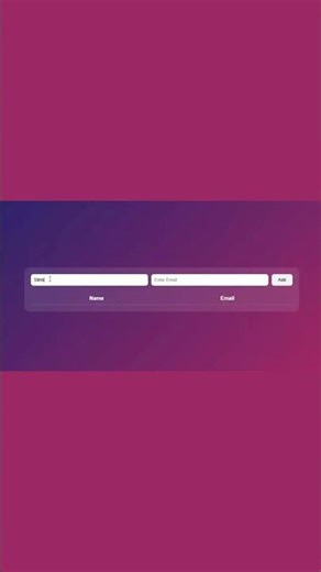Add Form Data Into Table Using JavaScript | Dynamic Form Project