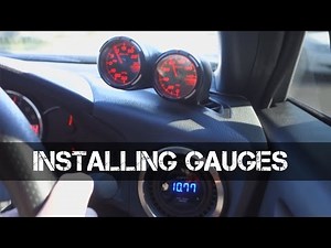 Installing Boost/Oil Pressure/AFR Gauges