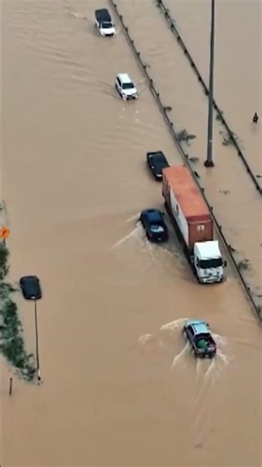 Buildings Submerged by Flooding in Thailand After Being Battered by Severe Rain #shorts