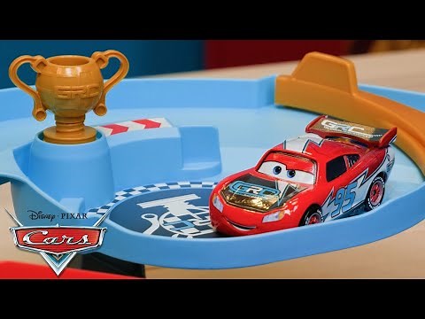 Go Lightning McQueen! EPIC Race for the Piston Cup! | Pixar Cars | AD