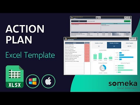 Action Plan Template | Organize & track goals and actions in Excel!