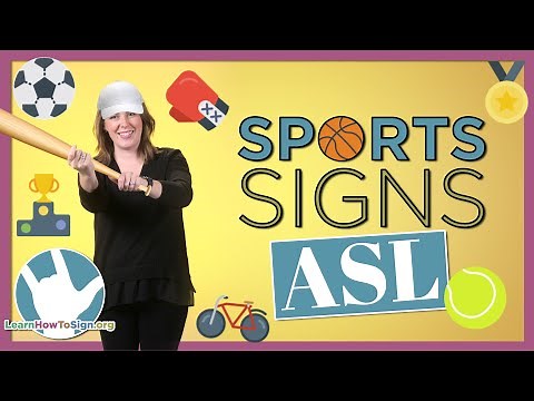 50 Sports and Activities Signs in ASL