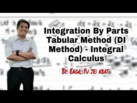 Integration By Parts Tabular Method (DI method) - Integral Calculus