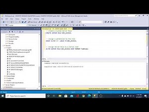 SQL Server: How to create a custom server role
