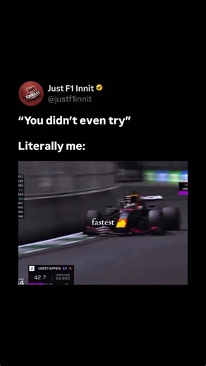 Just F1 Innit on Instagram: "What could’ve been 💔 Max Verstappen has delivered some of Formula 1’s most electrifying qualifying laps, showcasing his raw talent and precision under pressure. His 2025 Monza pole set the fastest lap in F1 history at 1:18.792, averaging 164.46 mph with a bold low-downforce setup, edging Lando Norris by just 0.077s. At Silverstone that year, he snatched pole from McLaren duo Oscar Piastri and Norris with a stunning final Q3 lap amid shifting winds, beating Piastri b